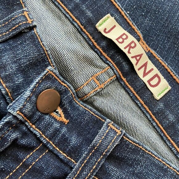 J Brand 914 The Cigarette Straight Leg Dark Vintage Wash Classic Jeans size 26 - Picture 6 of 8